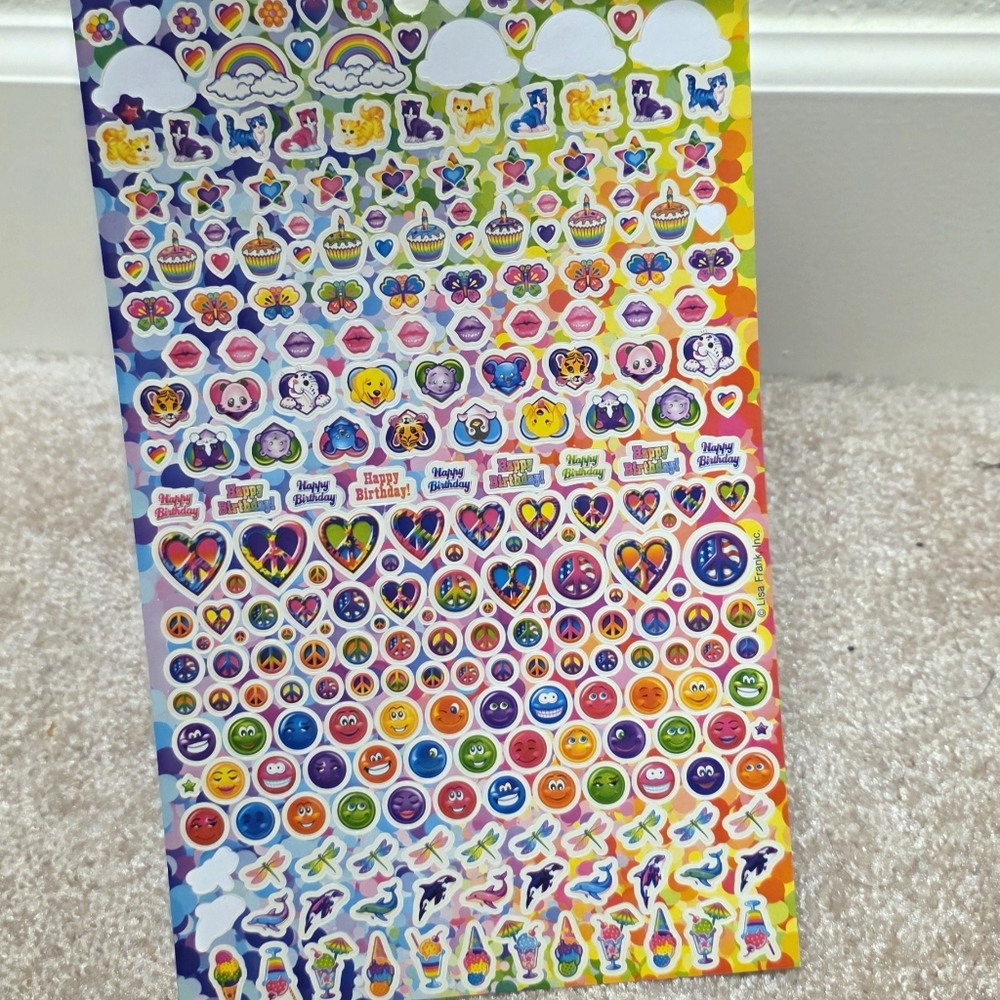 Lisa Frank Colorful Sticker Set - Picture 5 of 8